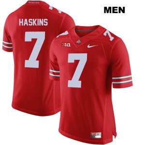 Men's NCAA Ohio State Buckeyes Dwayne Haskins #7 College Stitched Authentic Nike Red Football Jersey JC20Q80OG